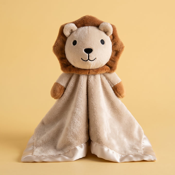 ELSVIN Lion Baby Security Blanket – 16 x 16 Inch